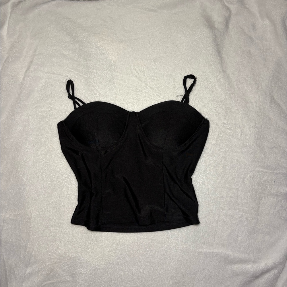 Black Bustier Top